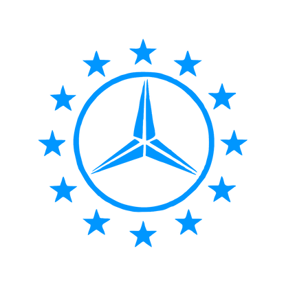 Sticker - MERCEDES STARS