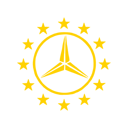 Sticker - MERCEDES STARS