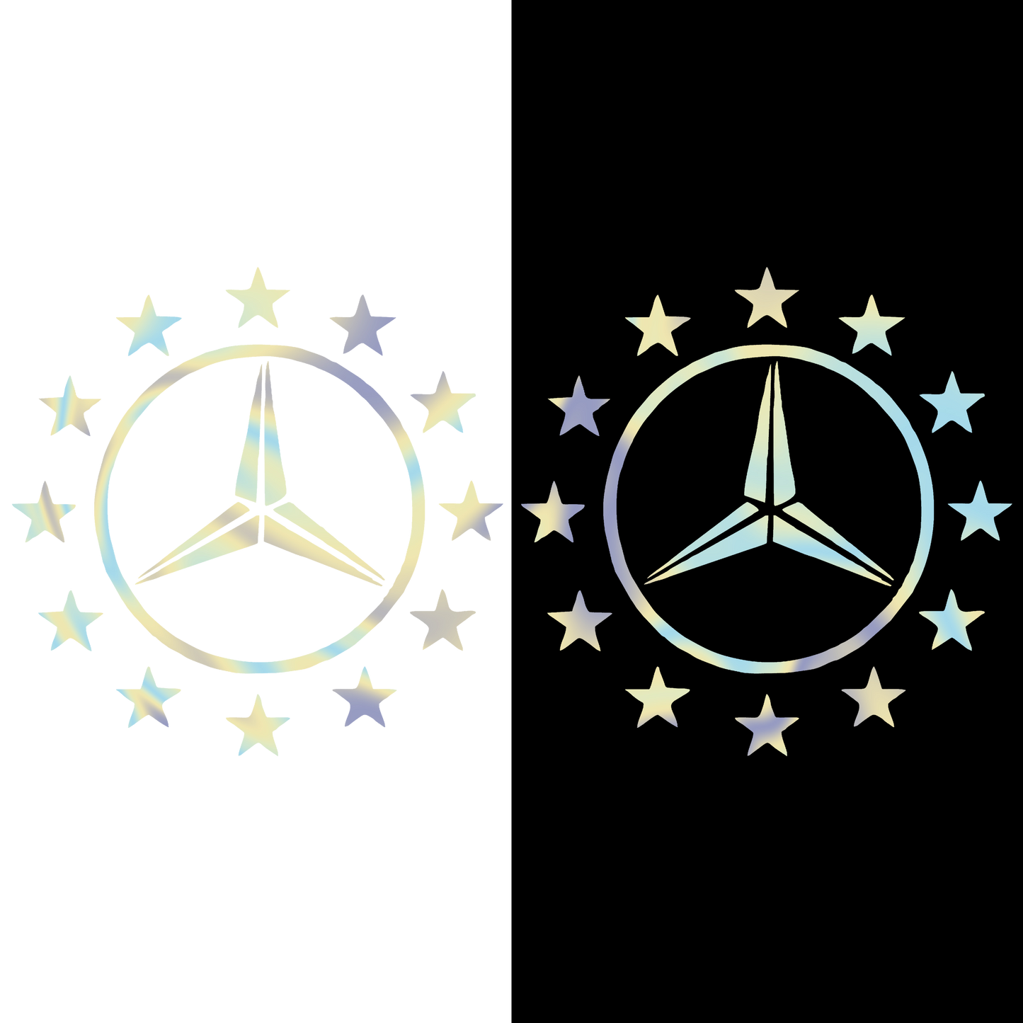 Sticker - MERCEDES STARS