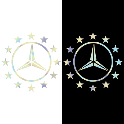 Sticker - MERCEDES STARS