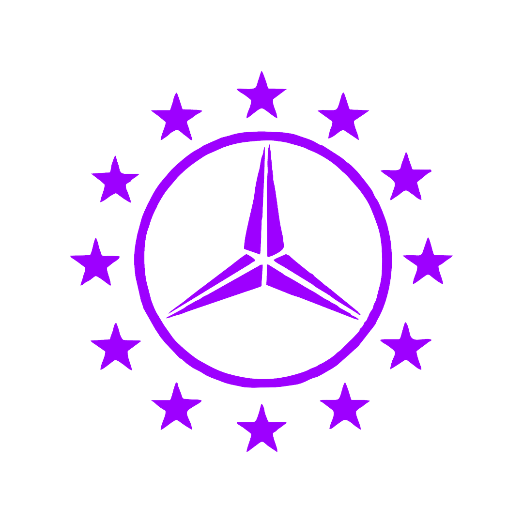 Sticker - MERCEDES STARS