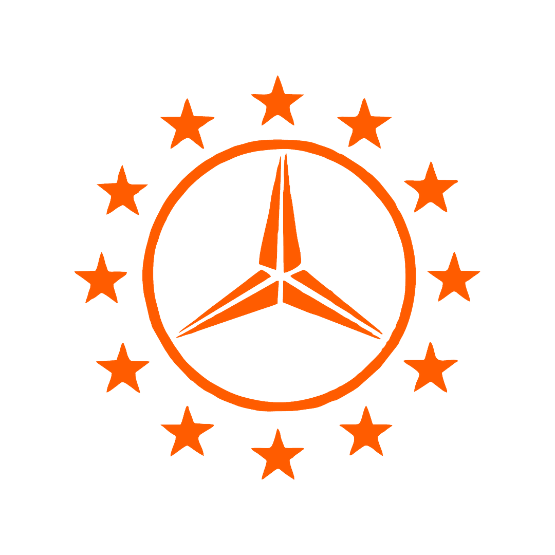 Sticker - MERCEDES STARS