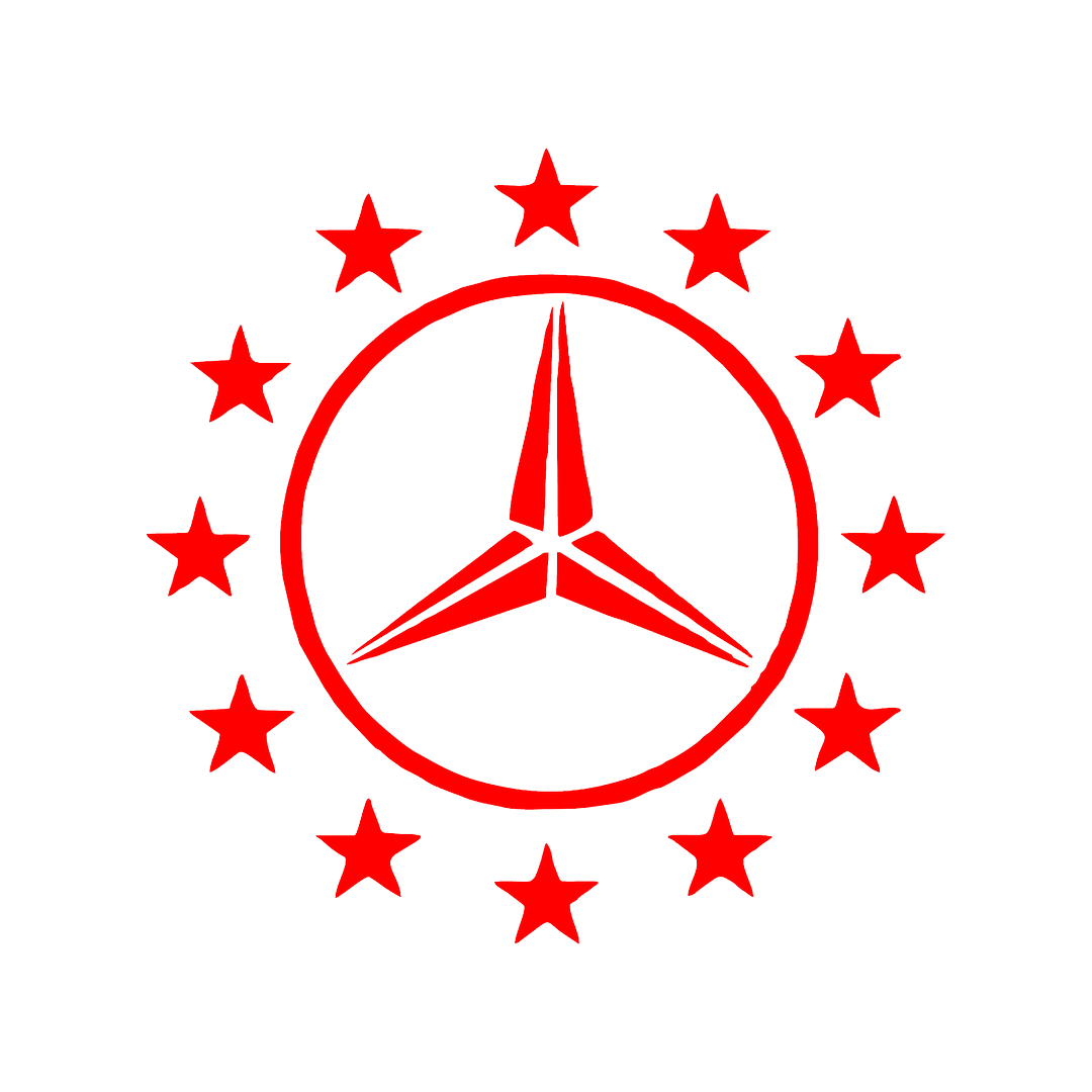 Sticker - MERCEDES STARS