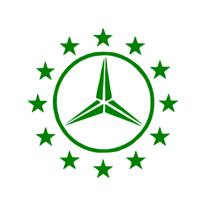 Sticker - MERCEDES STARS