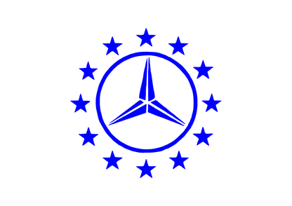 Sticker - MERCEDES STARS