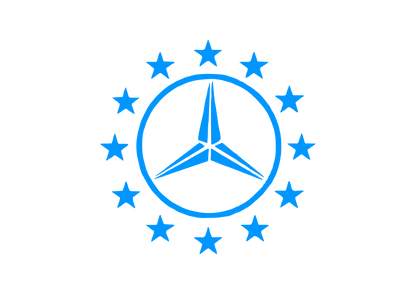 Sticker - MERCEDES STARS
