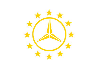 Sticker - MERCEDES STARS