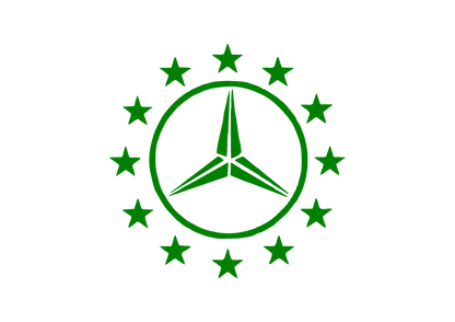 Sticker - MERCEDES STARS