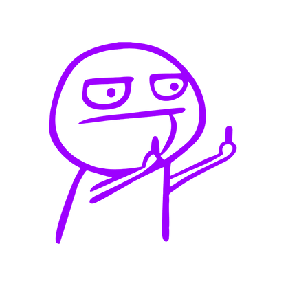 Sticker - MIDDLE FINGER