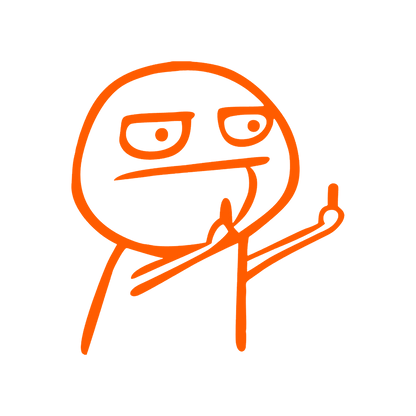 Sticker - MIDDLE FINGER