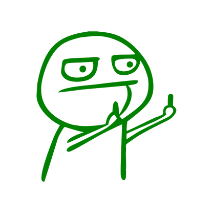 Sticker - MIDDLE FINGER