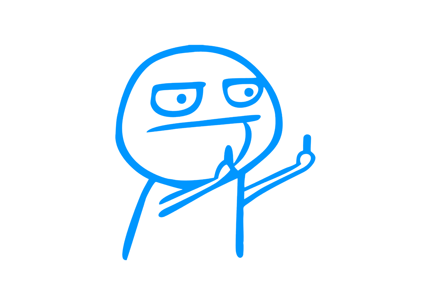 Sticker - MIDDLE FINGER