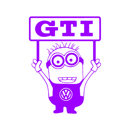 Sticker - MINION GTI
