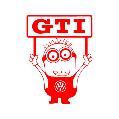 Sticker - MINION GTI