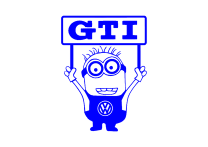Sticker - MINION GTI