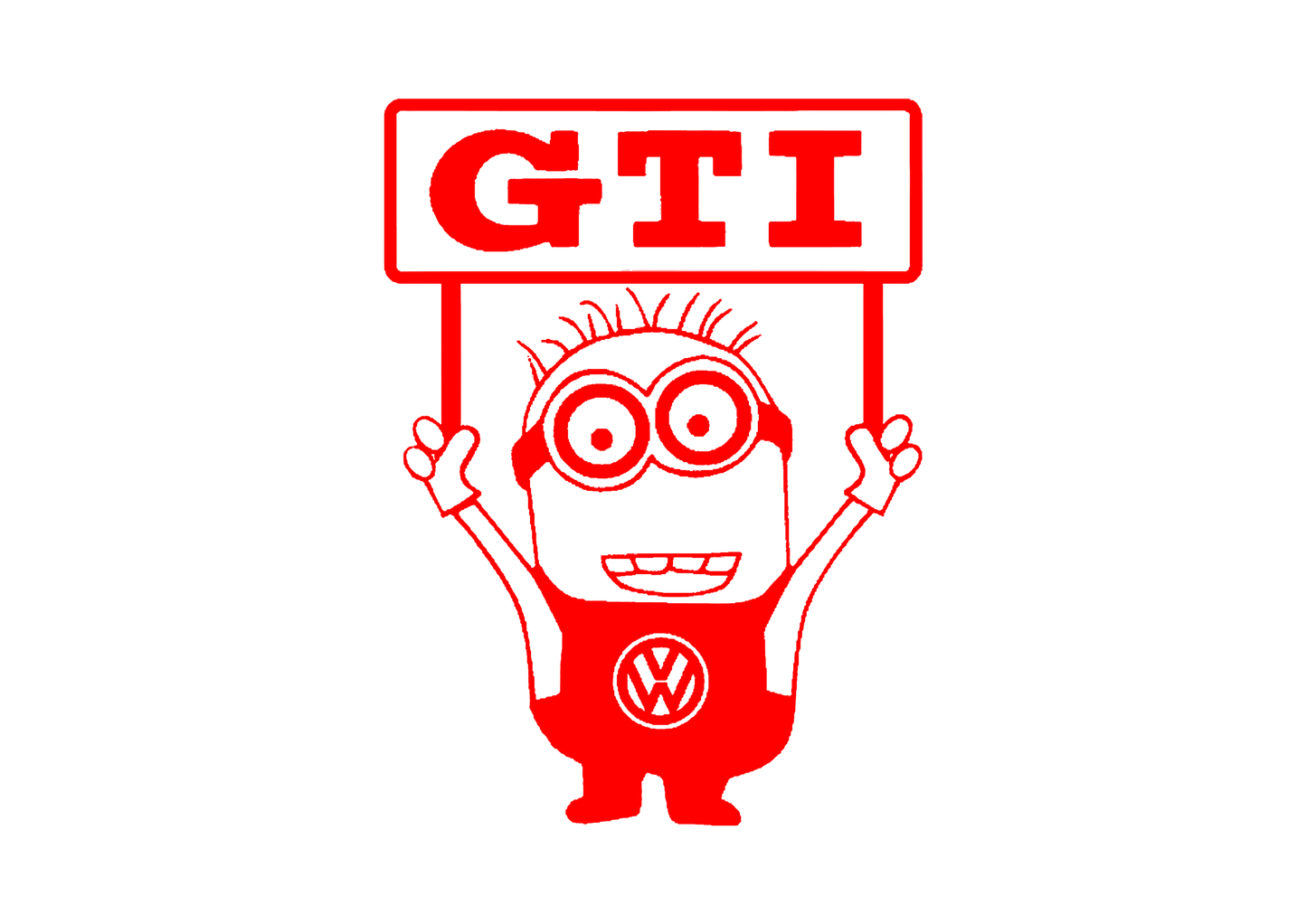 Sticker - MINION GTI