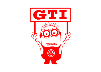 Sticker - MINION GTI