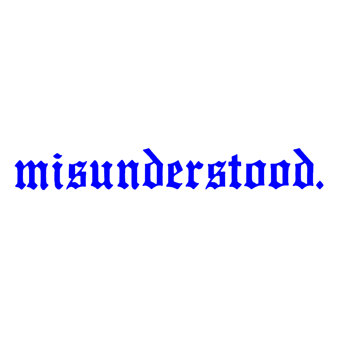 Sticker Parbriz - MISUNDERSTOOD