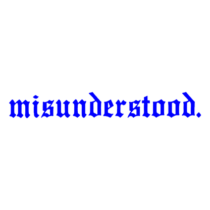 Sticker Parbriz - MISUNDERSTOOD