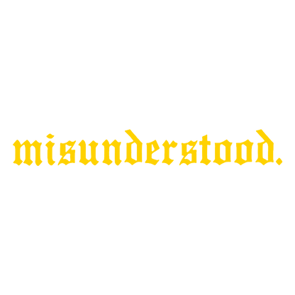 Sticker Parbriz - MISUNDERSTOOD