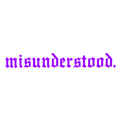 Sticker Parbriz - MISUNDERSTOOD