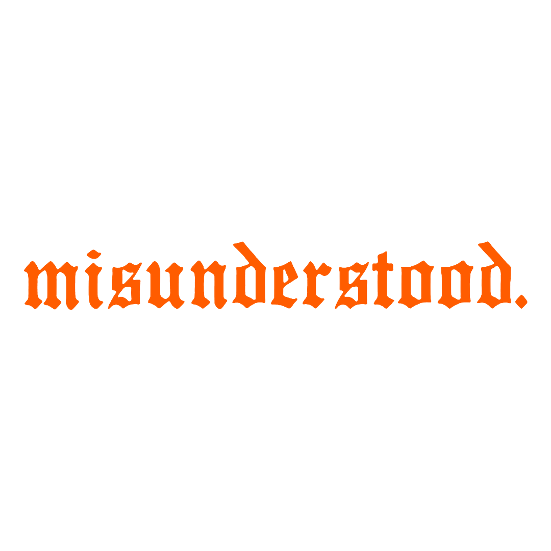 Sticker Parbriz - MISUNDERSTOOD