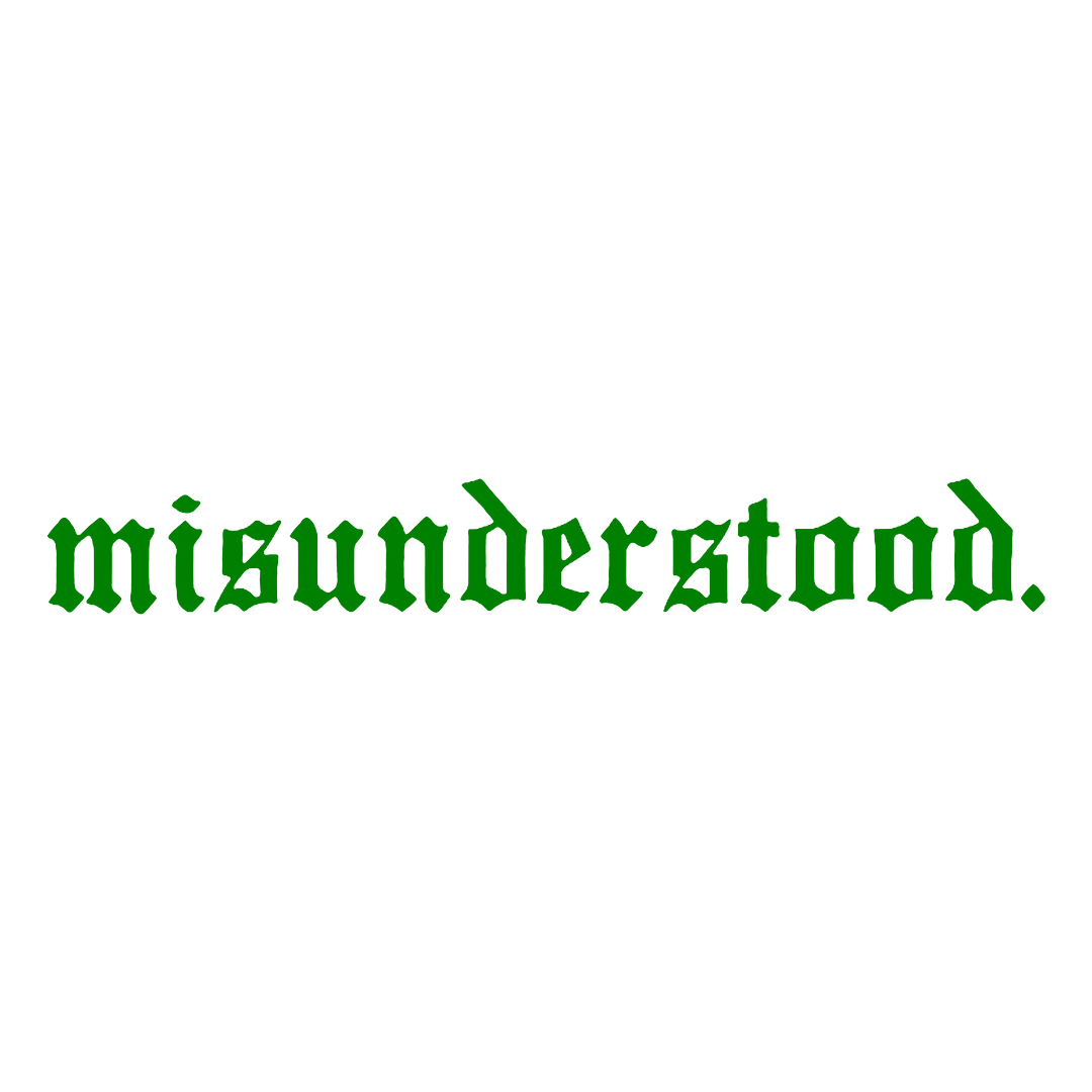 Sticker Parbriz - MISUNDERSTOOD