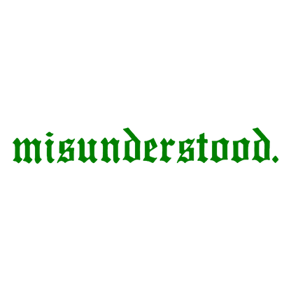 Sticker Parbriz - MISUNDERSTOOD