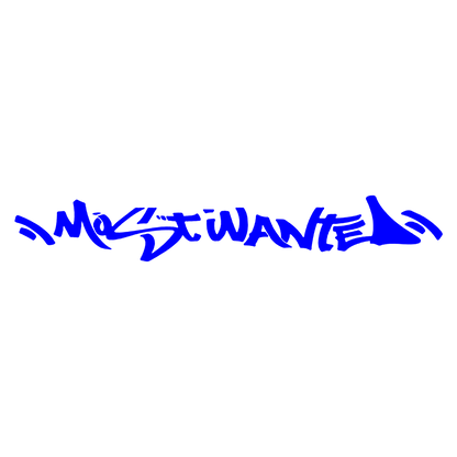Sticker Parbriz - MOST WANTED