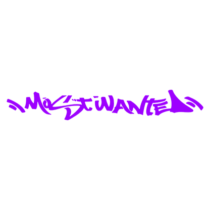 Sticker Parbriz - MOST WANTED