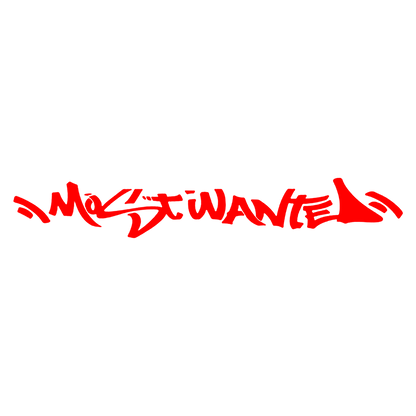 Sticker Parbriz - MOST WANTED