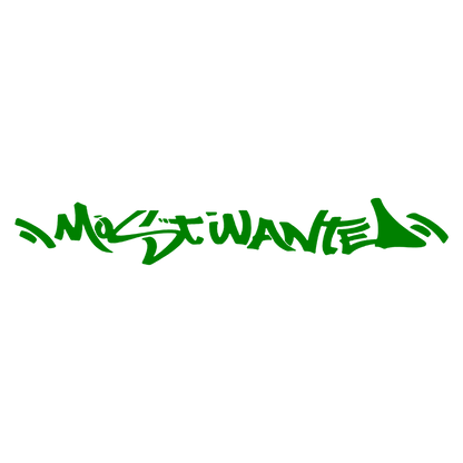 Sticker Parbriz - MOST WANTED