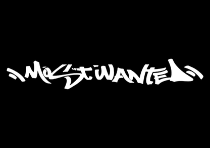 Sticker Parbriz - MOST WANTED