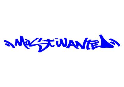 Sticker Parbriz - MOST WANTED