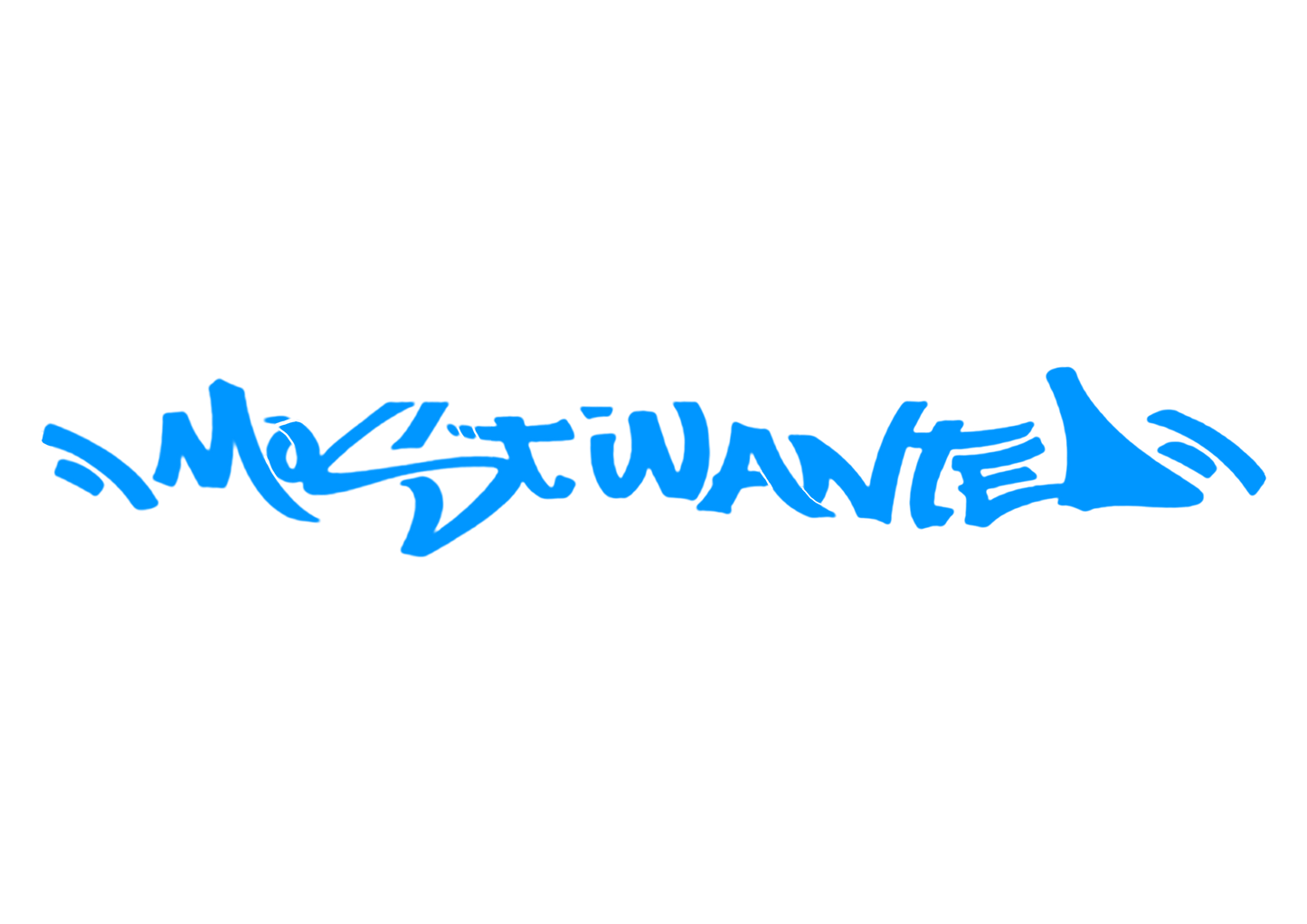 Sticker Parbriz - MOST WANTED