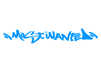 Sticker Parbriz - MOST WANTED
