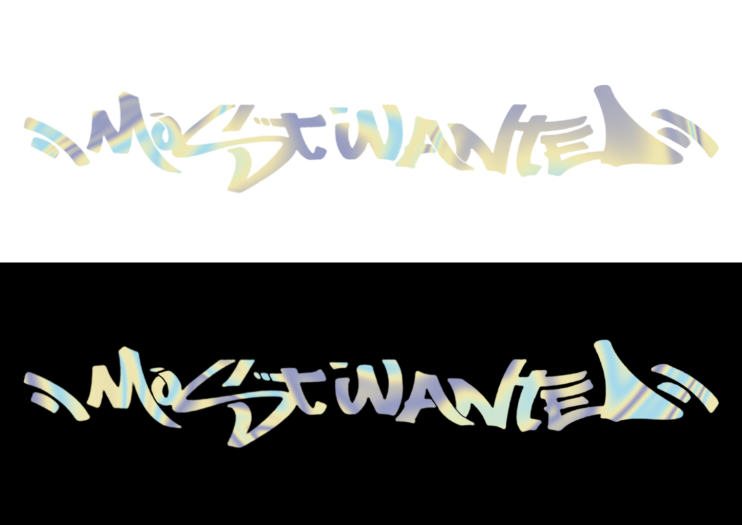 Sticker Parbriz - MOST WANTED