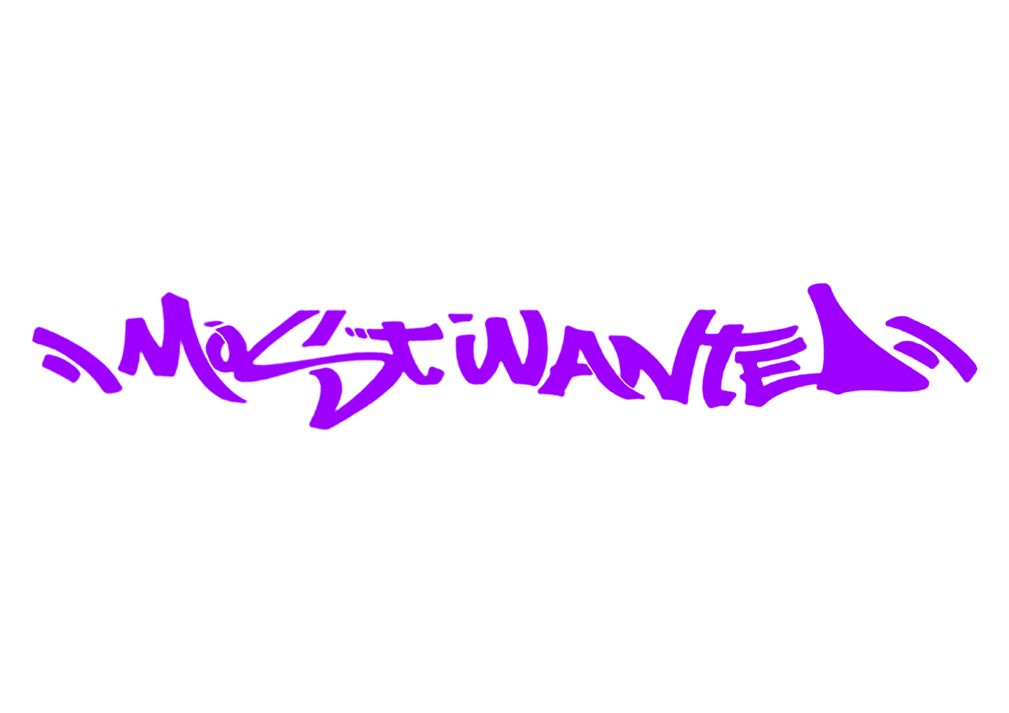 Sticker Parbriz - MOST WANTED