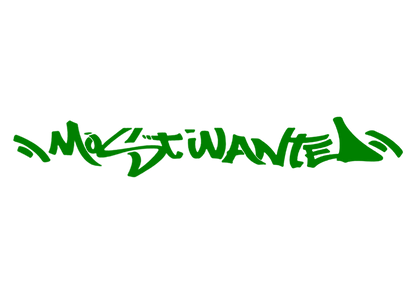 Sticker Parbriz - MOST WANTED