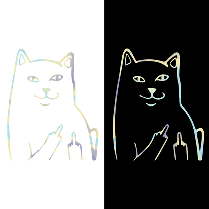 Sticker - CAT MIDDLE FINGER
