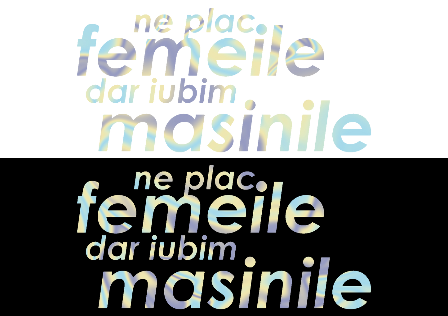 Sticker - NE PLAC FEMEILE DAR IUBIM MASINILE
