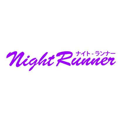 Sticker Parbriz - NIGHT RUNNER