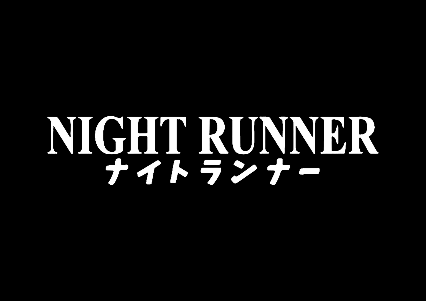 Sticker Parbriz - NIGHT RUNNER 2