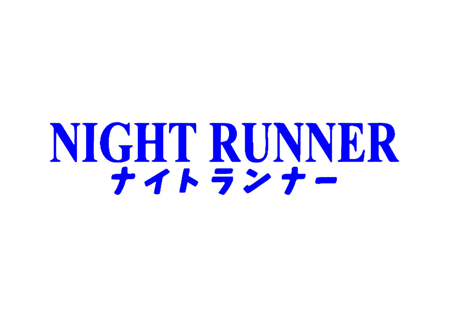 Sticker Parbriz - NIGHT RUNNER 2