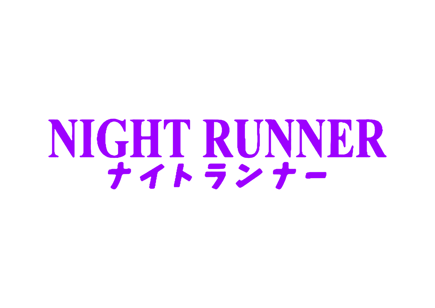 Sticker Parbriz - NIGHT RUNNER 2