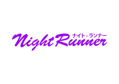 Sticker Parbriz - NIGHT RUNNER