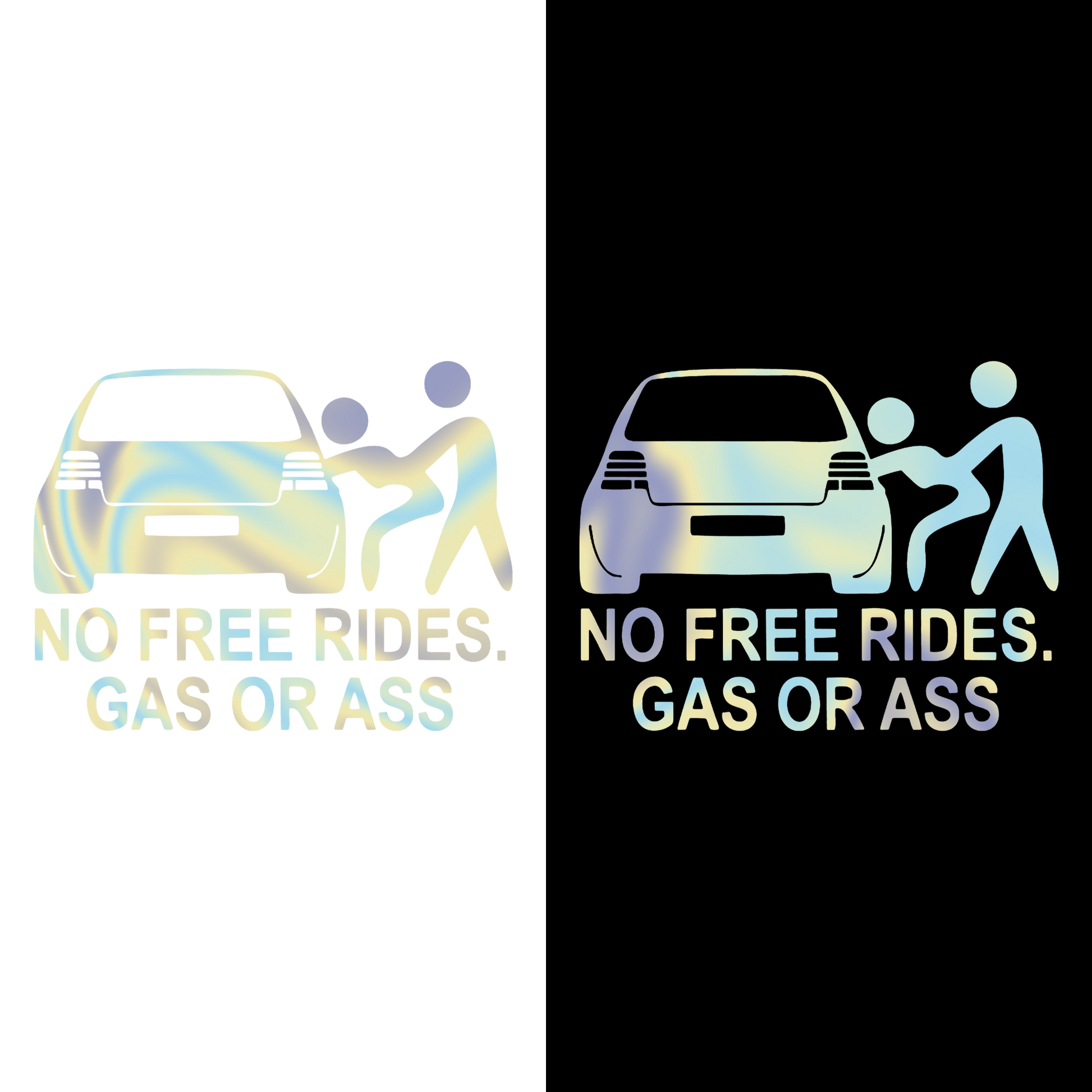 no free rides golf - Holografic