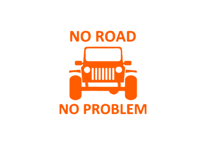 Sticker - NO ROAD NO PROBLEM