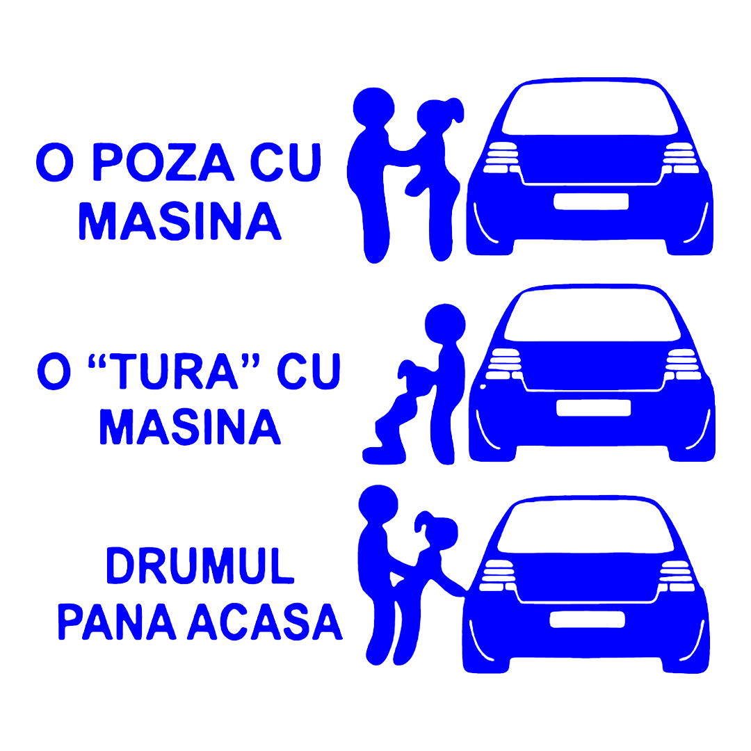 o tura cu masina golf - Albastru
