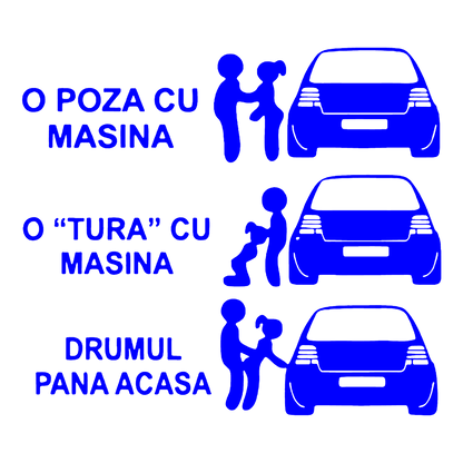 o tura cu masina golf - Albastru